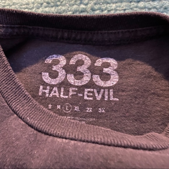 Half Evil 333 Vintage Stamp Tee - Picture 2 of 3